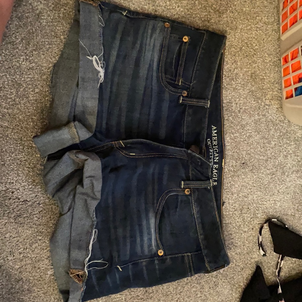 american eagle jean shorts